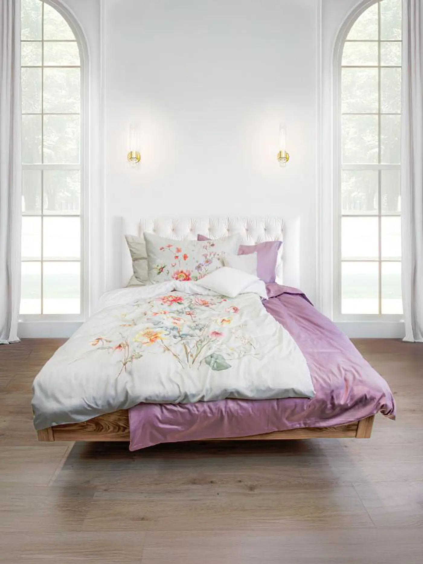 FLEURESSE | Tencel Bettwäsche LUXURY 70x90cm / 140x200cm Nature | 